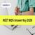NEET MDS Answer Key 2026: PDF Download Link